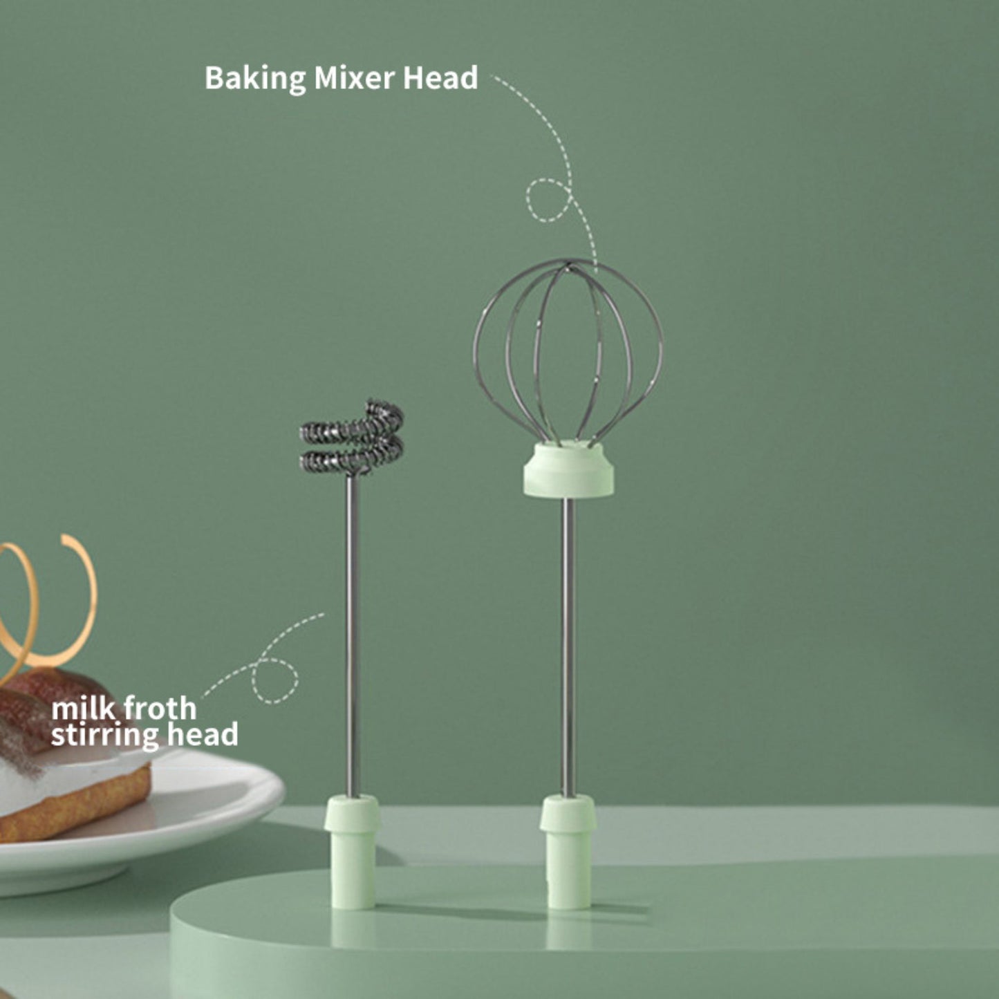 Rechargeable Foam Maker with Bonus Mixing Head