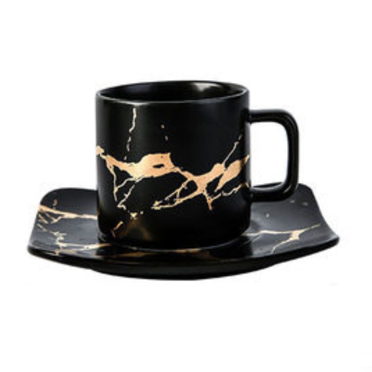 Coffee Mugs Marble Gold Inlay