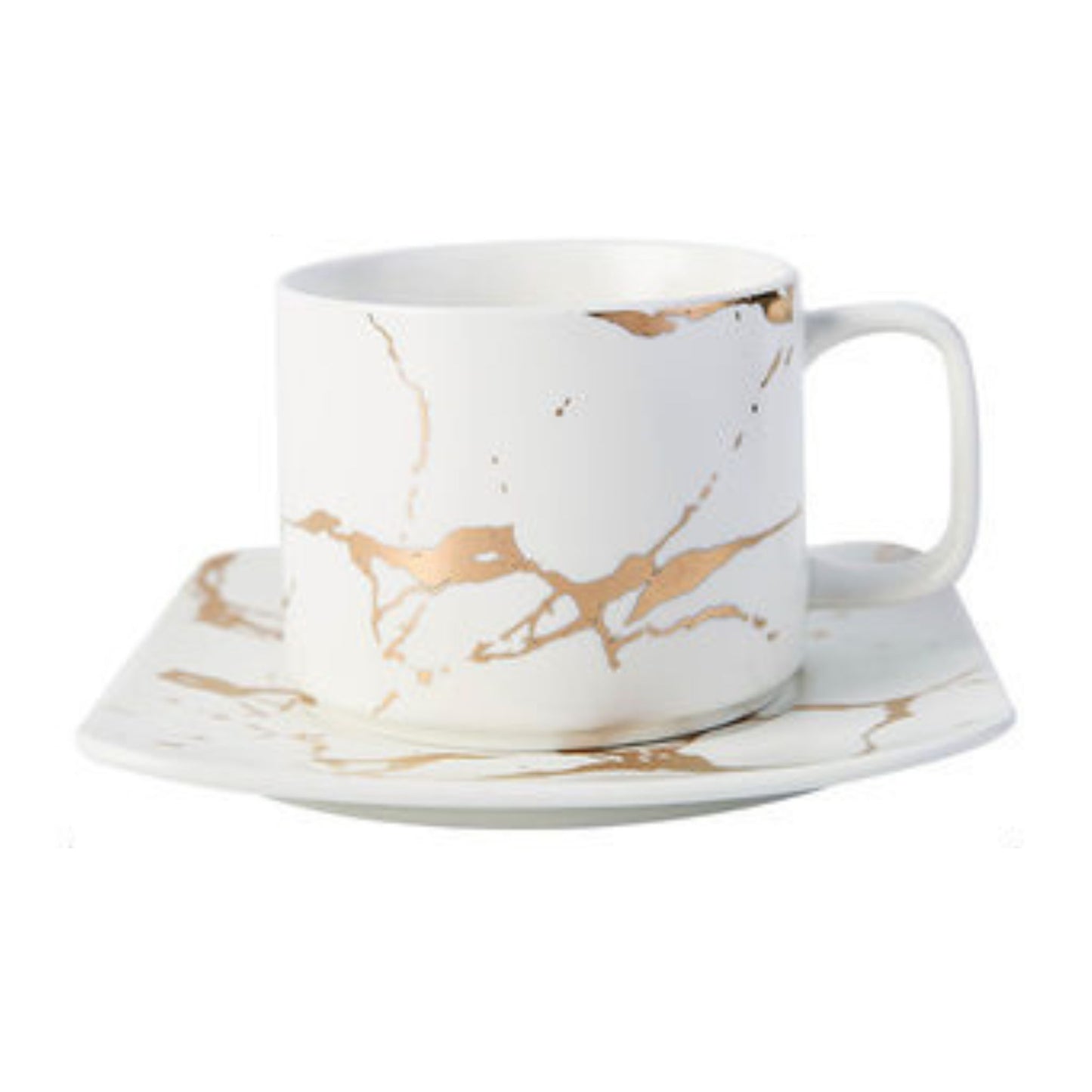 Coffee Mugs Marble Gold Inlay