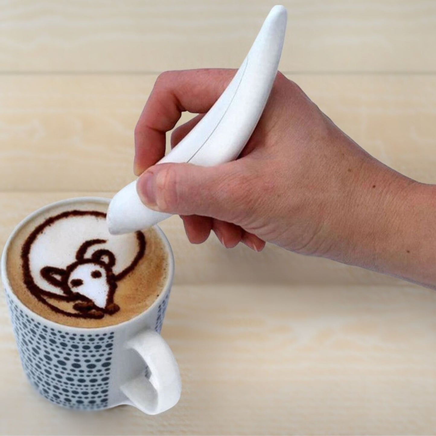 Creative Electrical Latte Art Pen for Coffee