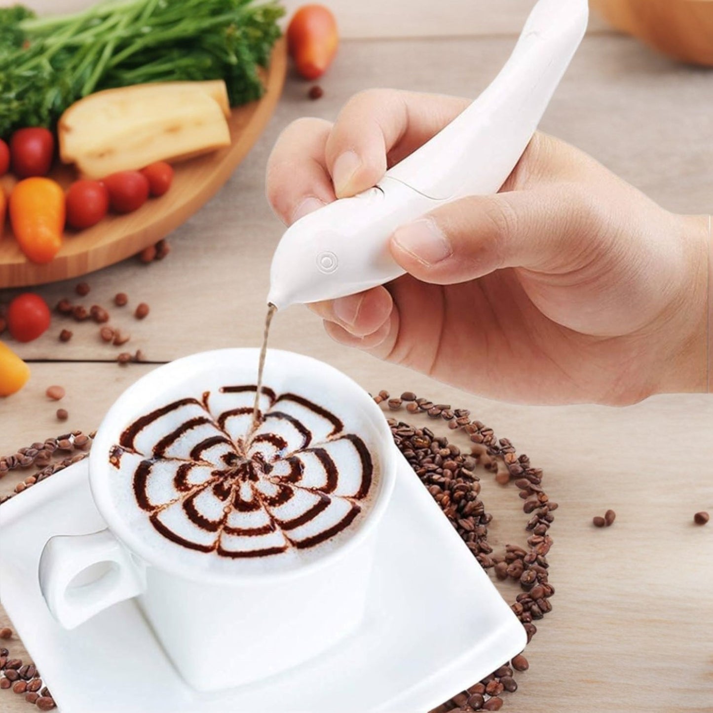 Creative Electrical Latte Art Pen for Coffee