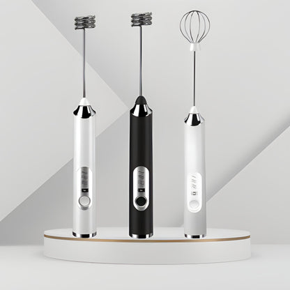 Electric Milk Frother with Bonus Whisk Tip